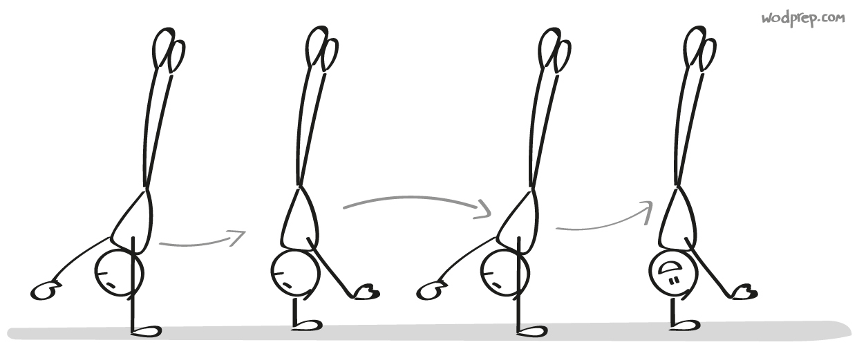 handstand walking - good form