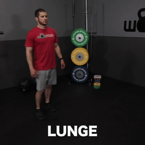 lunge exercise demo