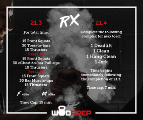 CrossFit Open 21.3 and 21.4 Workouts (It's a DOUBLE-HEADER!) - WODprep