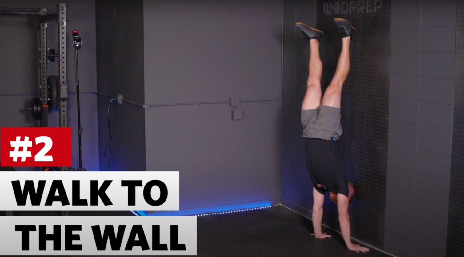 handstand walk to the wall