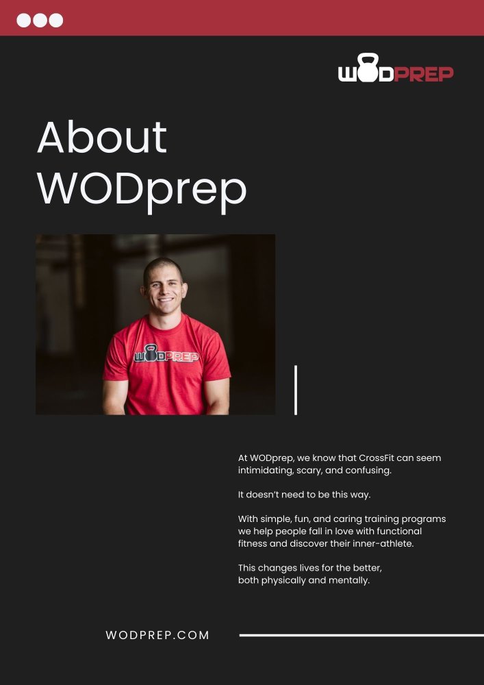 WP rx Crossfit sample programming about